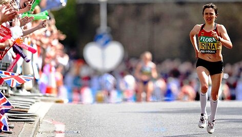 Fini&scaron;uoja maratono nugalėtoja Irina Mikitenko