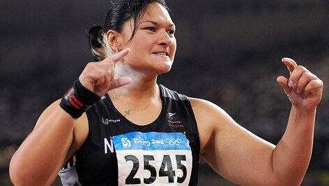 Olimpinė čempionė rutulio stūmime Valerie Vili