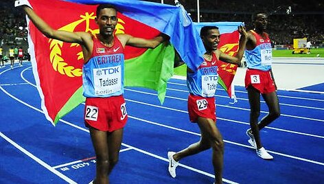 Zersenay Tadese (viduryje)