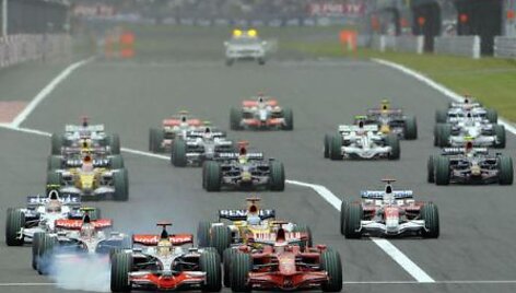 Japonijos GP: chaoti&scaron;kas startas