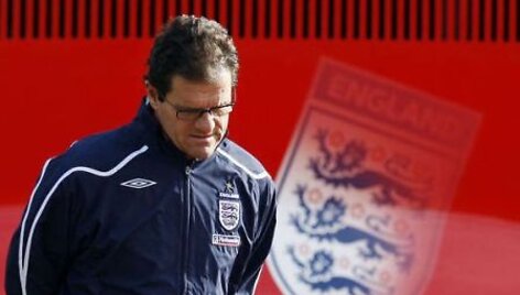 F.Capello stengsis ne vien dėl Anglijos rinktinės, tačiau ir dėl &scaron;alies garbės rengti pasaulio čempionatą