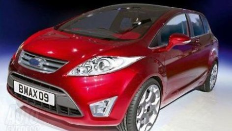 Taip įsivaizduojamas naujasis „Ford B-MAX“