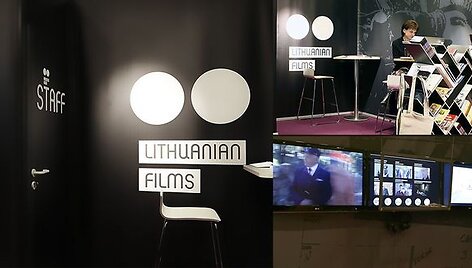 Lithuanian Films stendas Europos filmų mugėje