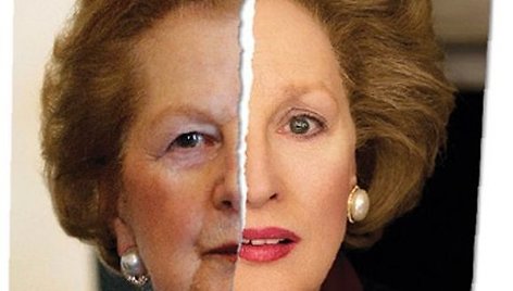 Margaret Thatcher ir Meryl Streep