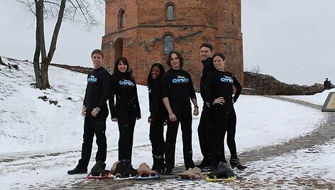 Ledo &scaron;ou &bdquo;Disney On Ice&ldquo; trupės nariai Vilniuje