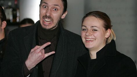 Marius Berenis su buvusia drauge Ieva Urbonaite