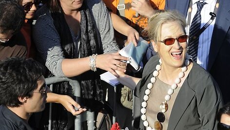 Aktorė Meryl Streep San Sebastiano kino festivalyje