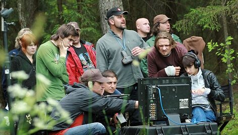 Filmo &bdquo;Tadas Blinda. Pradžia&ldquo; filmavimo aik&scaron;telėje