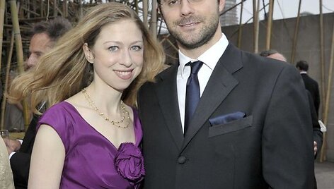 Chelsea Clinton su mylimuoju Marcu Mevinsky