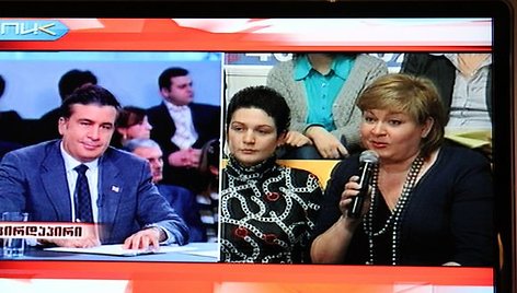 Edita Mildažytė Gruzijos televizijoje