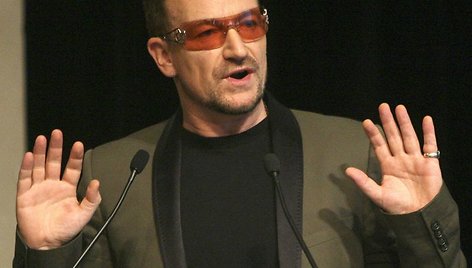 Grupės „U2“ lyderis Bono