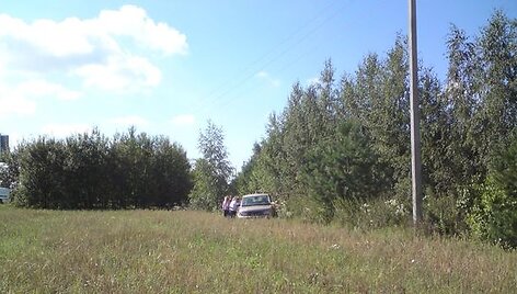 Nelaimės vietoje rastas automobilis