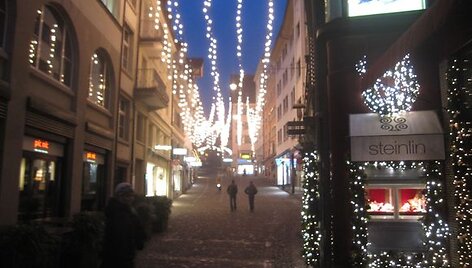 &Scaron;ventiniai žiburiai Ciuriche (&Scaron;veicarija)