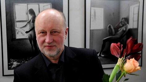 Romualdo Požerskio fotografijų parodos &bdquo;Miražų dosjė&ldquo; atidarymas