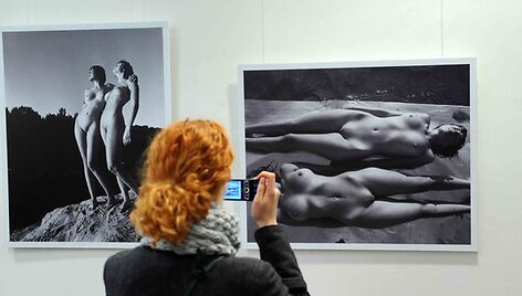 Romualdo Požerskio fotografijų parodos &bdquo;Miražų dosjė&ldquo; atidarymas