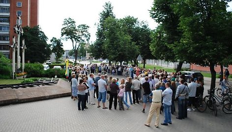 „Tautiškos giesmės“  giedojimas Radviliškyje