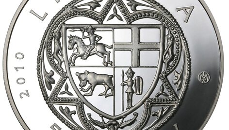 Nominalas &ndash; 50 litų, metalas &ndash; 925 prabos sidabras, skersmuo &ndash; 38,61 mm, masė &ndash; 28,28 g, tiražas &ndash; 10 tūkst. monetų.