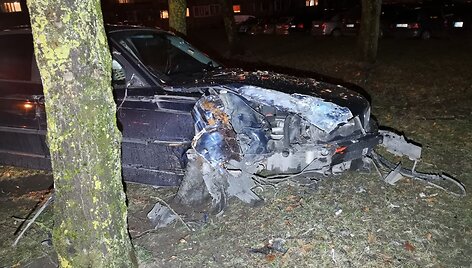 BMW avarija &Scaron;ilutėje