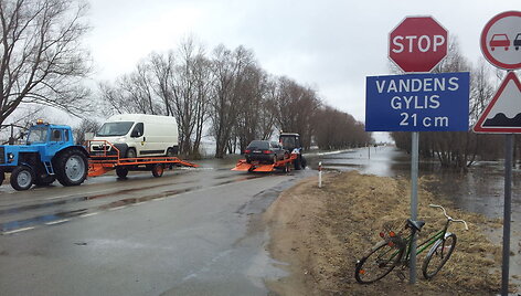Potvynis pamaryje
