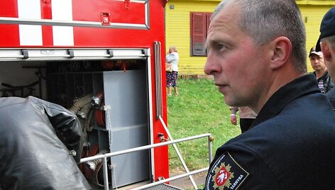 &Scaron;iauliuose paminėta ugniagesių globėjo &scaron;v. Florijono diena. 