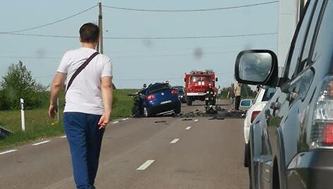Avarija Kelmės rajone