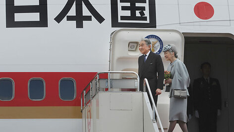 Imperatorius Akihito ir imperatorienė Michiko 