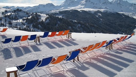 Šauni vietelė pasišildyti bei pailsėti (Alta Badia)