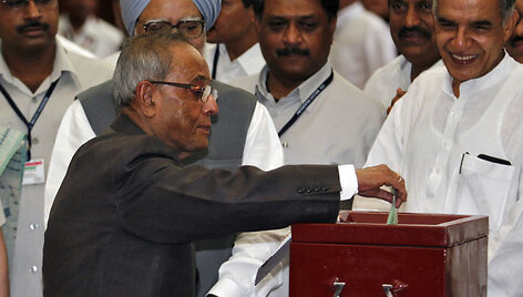 Indijos prezidentas Pranabas Mukherjee