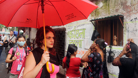 Indijoje &ndash; eitynės už prostitučių teises. 