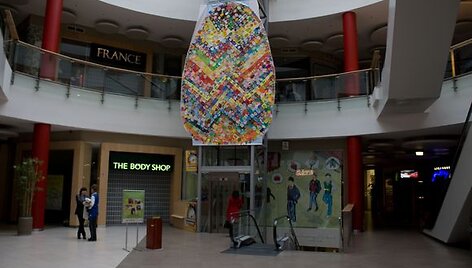 Pirmą kartą Lietuvoje sukurta didžiausia velykinio margučio aplikacija.