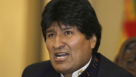 Bolivijos prezidentas Evo Moralesas pareiškė pradedantis bado streiką.