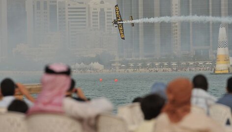 &bdquo;Red Bull Air Race&ldquo; pasaulio čempionato lenktynių stebėtojai 