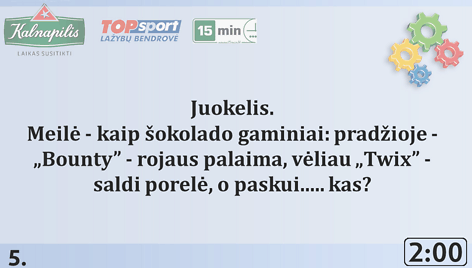 Pirmasis klausimas
