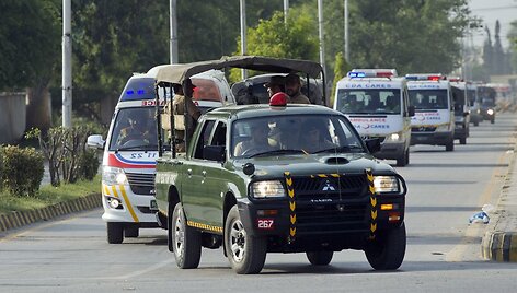 Ginkluotas vyras nu&scaron;ovė devynis užsienio turistus atokioje alpinistų bazinėje stovykloje, esančioje &scaron;iaurės Pakistane.