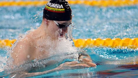 Plaukikas i&scaron; Lietuvos Giedrius Titenis Romoje vykstančiame pasaulio vandens sporto &scaron;akų čempionate i&scaron;kovojo bronzos medalį. 