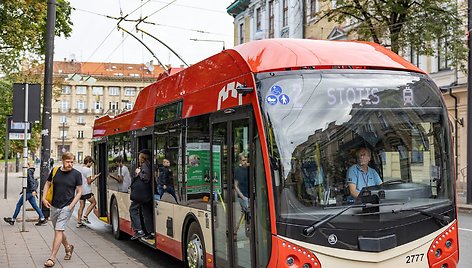 Nauji troleibusai Vilniuje