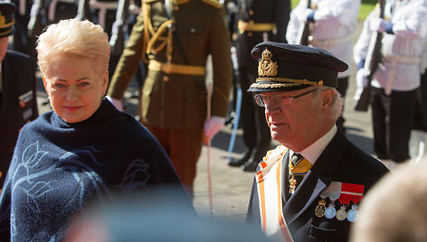 &Scaron;vedijos karali&scaron;koji &scaron;eima susitiko su prezidente Dalia Grybauskaite.
