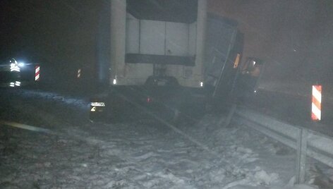 Avarija automagistralėje Klaipėda-Kaunas-Vilnius