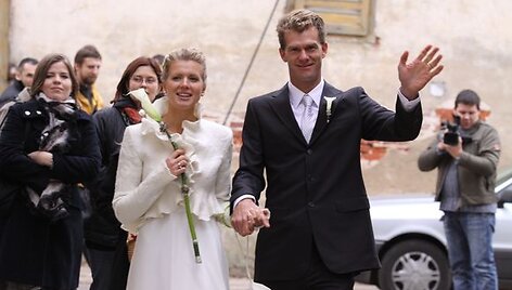 G.Volungevičiūtė ir R.Scheidtas sumainė aukso žiedus.
