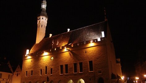 Estijos sostinės Rotu&scaron;ė naktį
