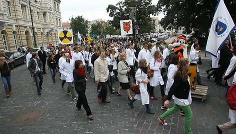 Tradicinė Vilniaus universiteto studentų eisena