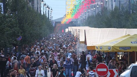 Per &bdquo;Sostinės dienas&ldquo; Vilniaus centras virs pėsčiųjų zona.