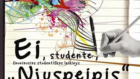 &scaron;auniausias studenti&scaron;kas leidinys &bdquo;Njuspeipis&ldquo; skelbia konkursą! 
