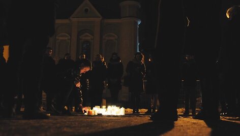 Pilietinė akcija &bdquo;&Scaron;ilta žvakelė už vaiko gyvybę&ldquo; 