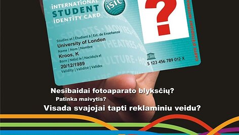 DĖMESIO: ISIC ie&scaron;ko veido! 