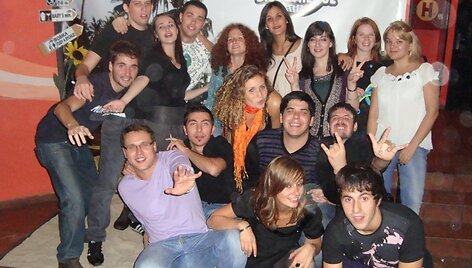 Mindaugas su ERASMUS draugais