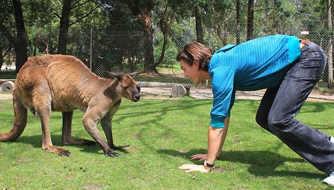 Vytautas pusmetį praleido Australijoje, Balarato universitete.