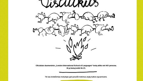 Skaičiuojame vi&scaron;čiukus
