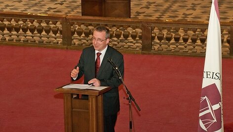 Profesorius Vytautas Nekro&scaron;ius &ndash; jauniausias akademikas.