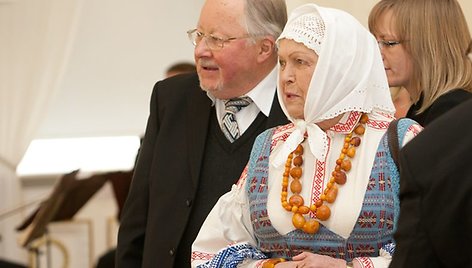 Vytautas Landsbergis ir žmona Gražina Ručytė-Landsbergienė